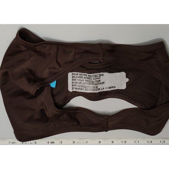 NWT California Waves Brown High Cut bikini bottom - Picture 3 of 7